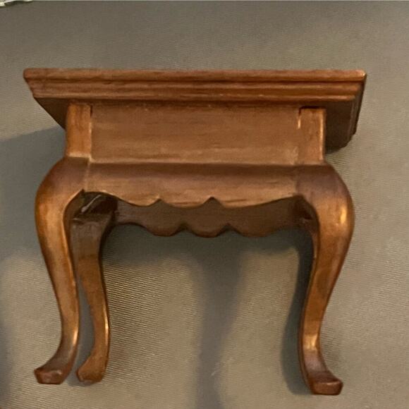 Dollhouse Furniture Living Room 10 pc Loveseat ARm Chair End Table stool Clock - Picture 8 of 11